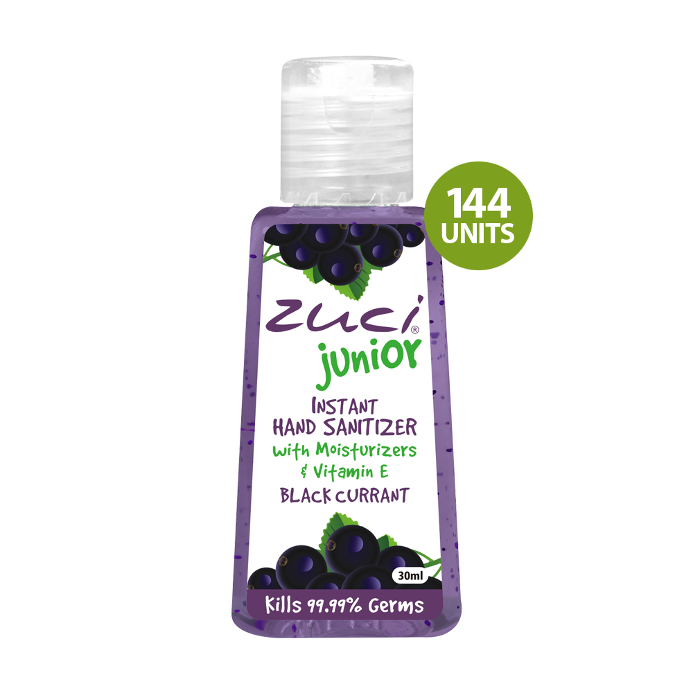 Zuci Junior Instant Hand Sanitizer (Black Currant - 30 ml) - 144 units
