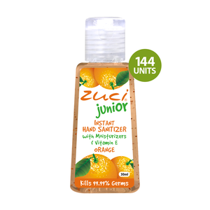 Zuci Junior Instant Hand Sanitizer (Orange - 30 ml) - 144 units