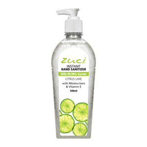 Zuci Naturals Instant Hand Sanitizer (Citrus Lime - 500 ml)