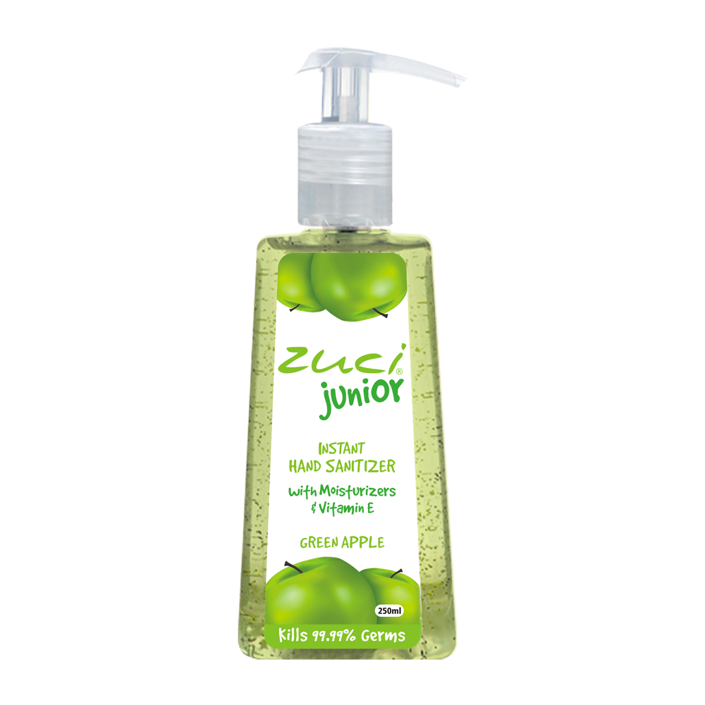 Zuci Junior Instant Hand Sanitizer (Green Apple - 250 ml)